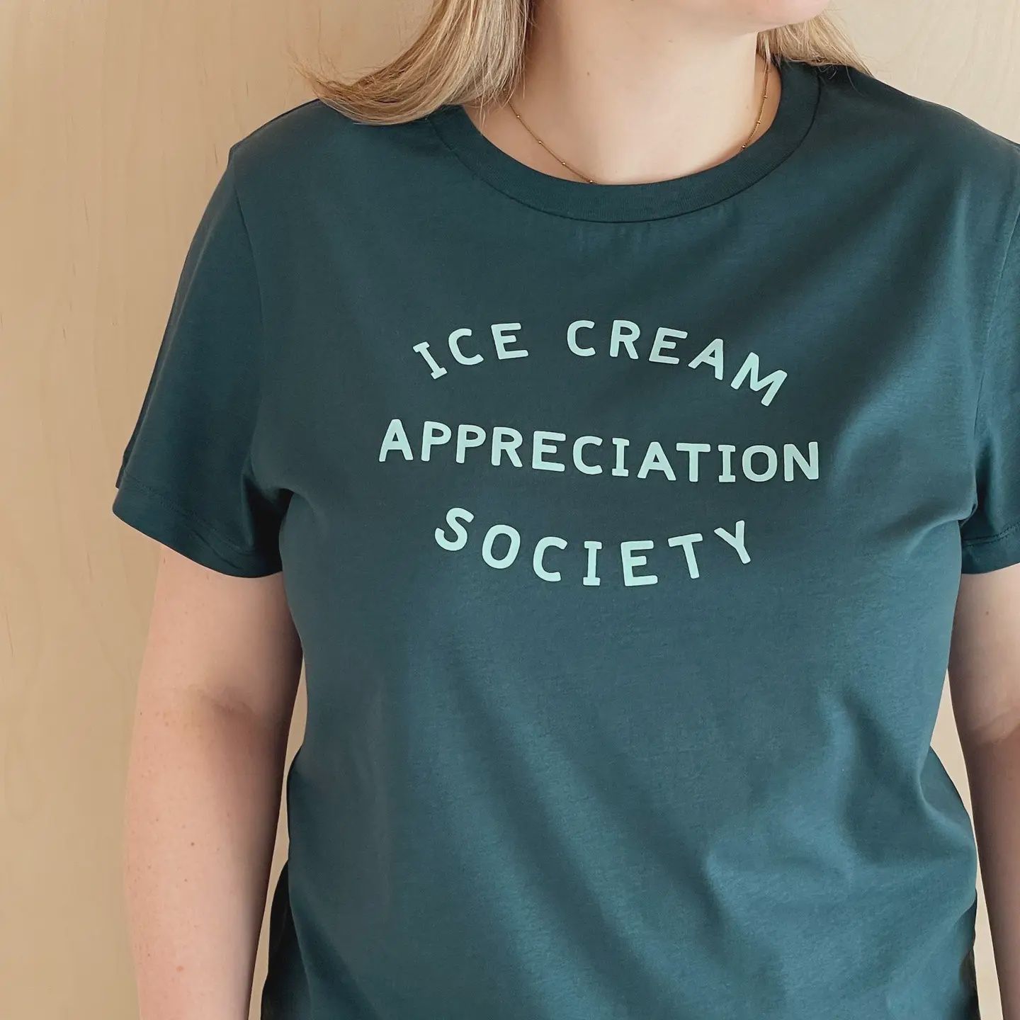 Ice Cream Appreciation Society Women&#39;s TShirt - Deep Teal