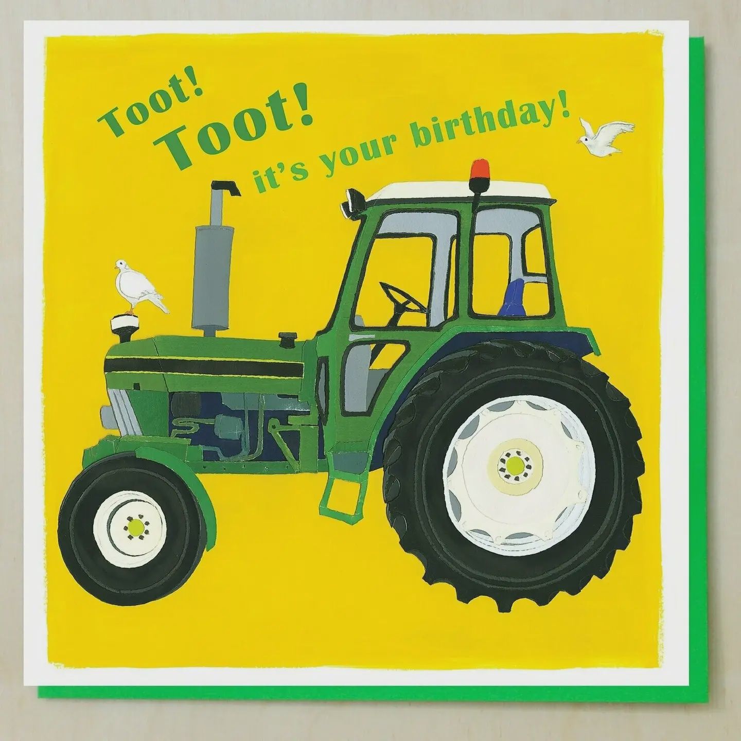 Toot Toot Tractor Birthday Card