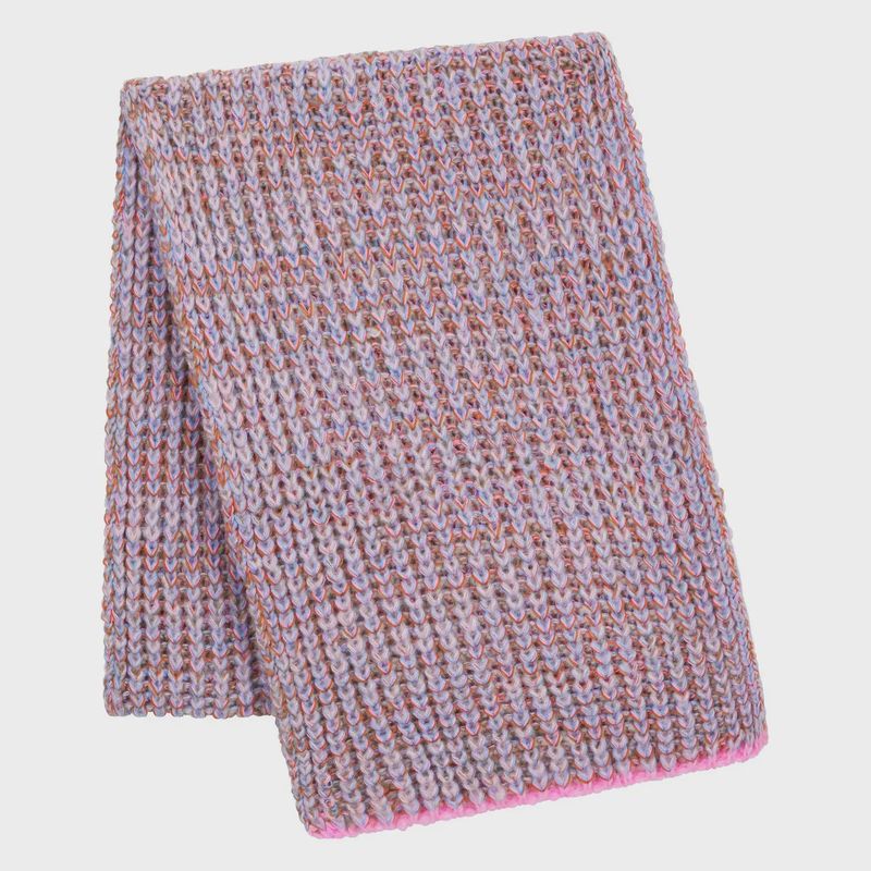 Florence Twist Oversized Knitted Scarf - Pink