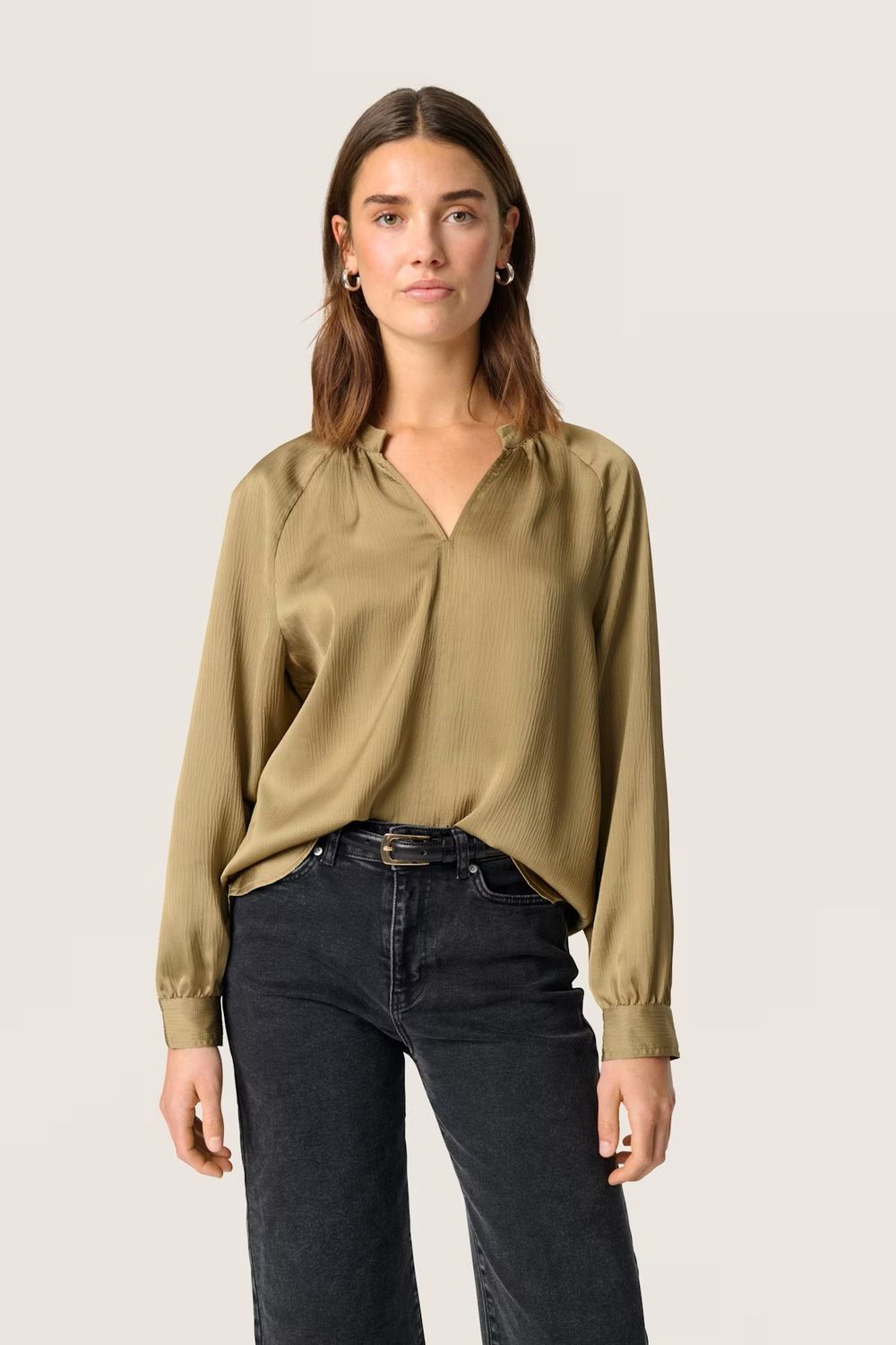 Ioana Blouse - Covert Green