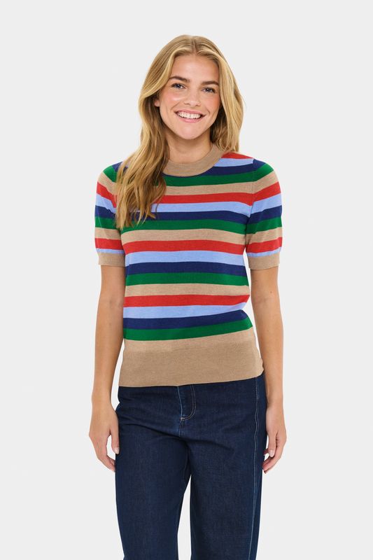 MiliaSZ SS Pullover - Tigers Eye Multi Stripe