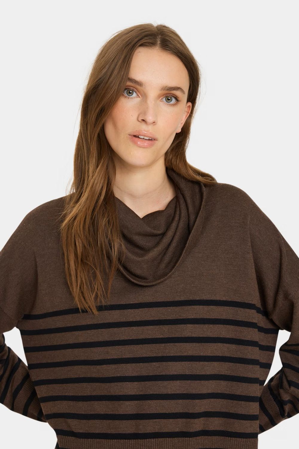 GrilaSZ Cowlneck Pullover - Dark Oak Melange