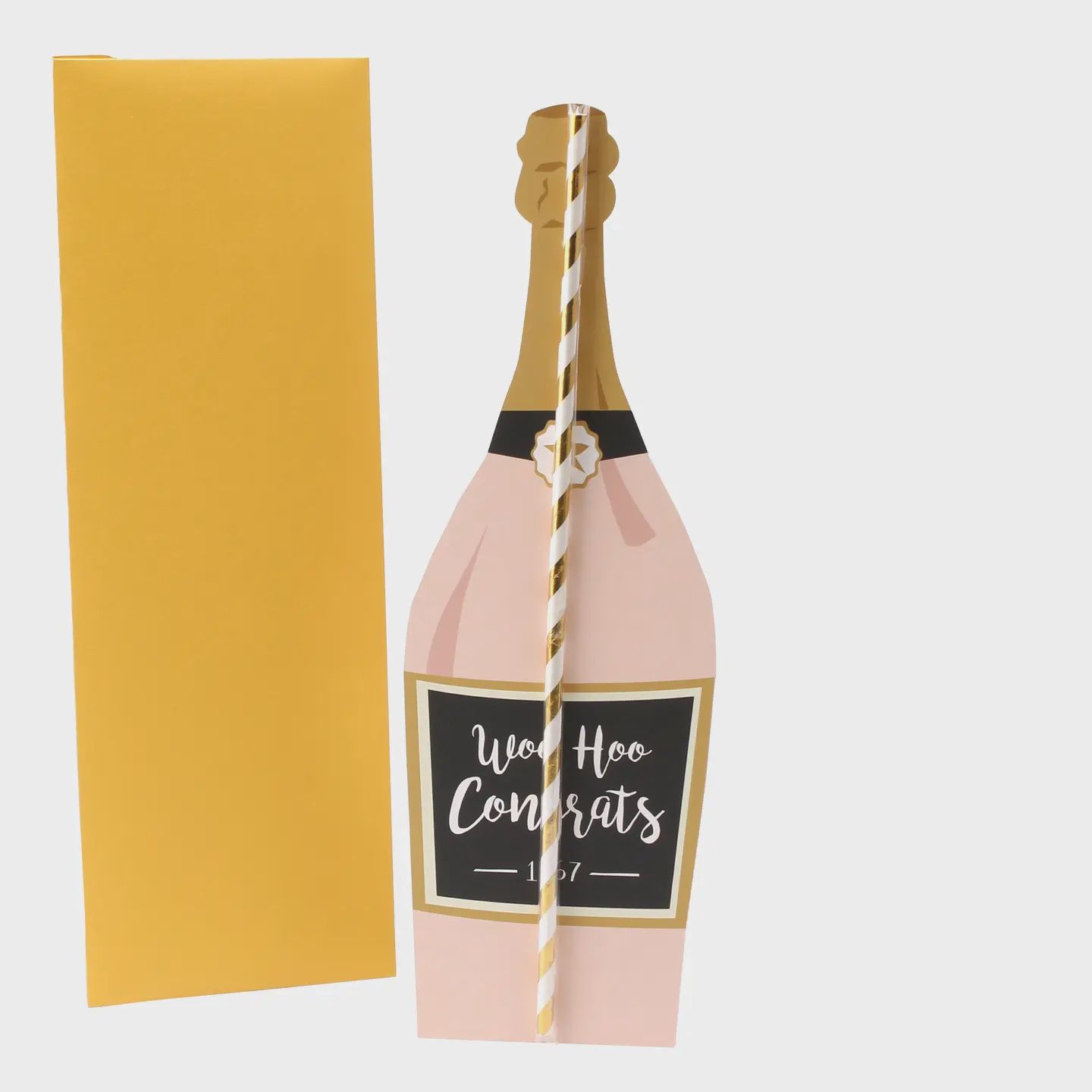 Oversized Straw - Woo Hoo Congrats