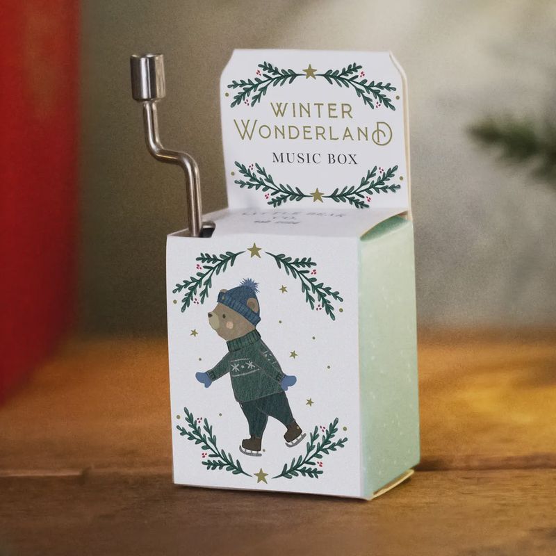 Christmas Music Box - Little Bear Co - Winter Wonderland