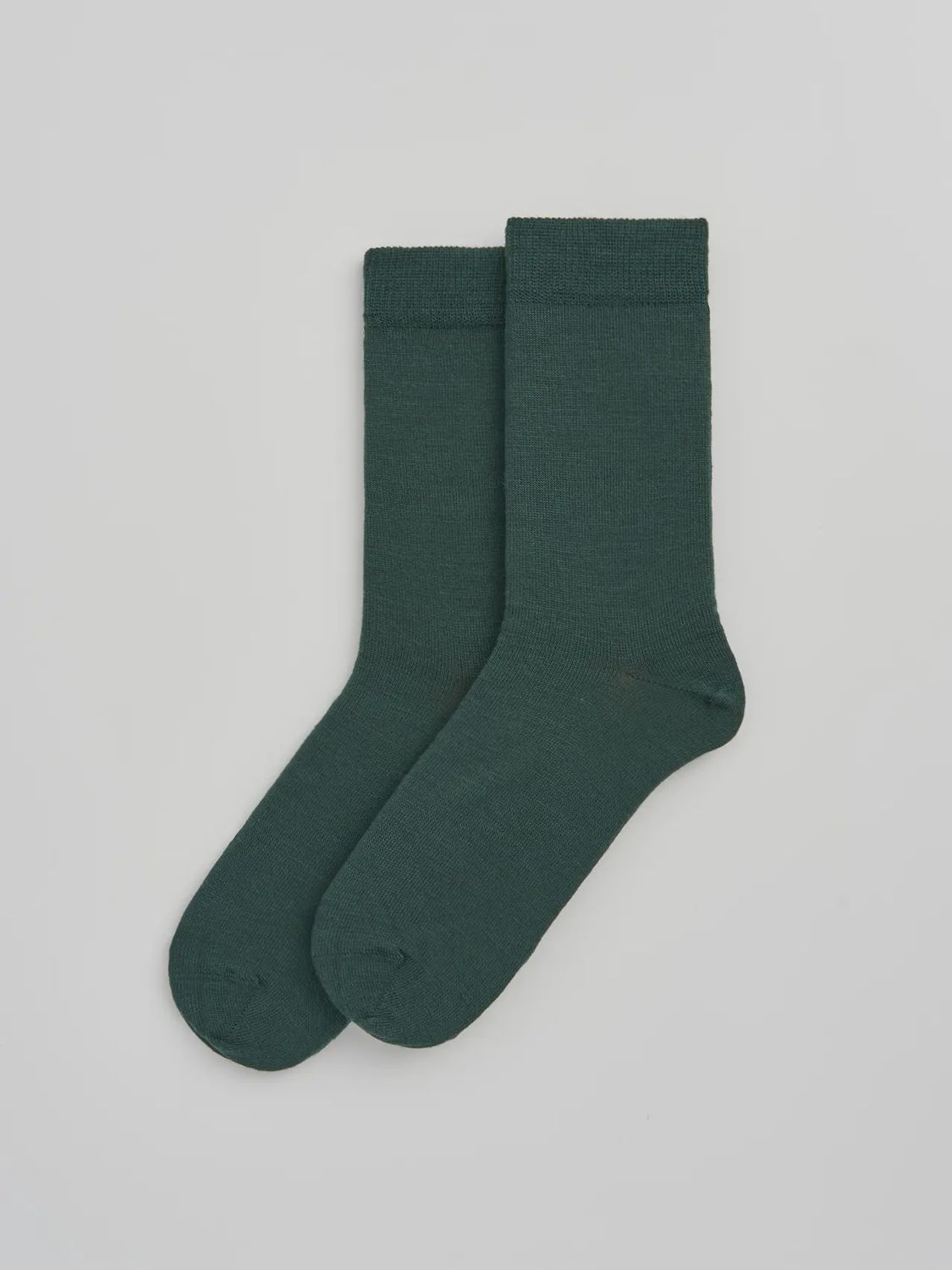 Merino Socks - Deep Forest Green