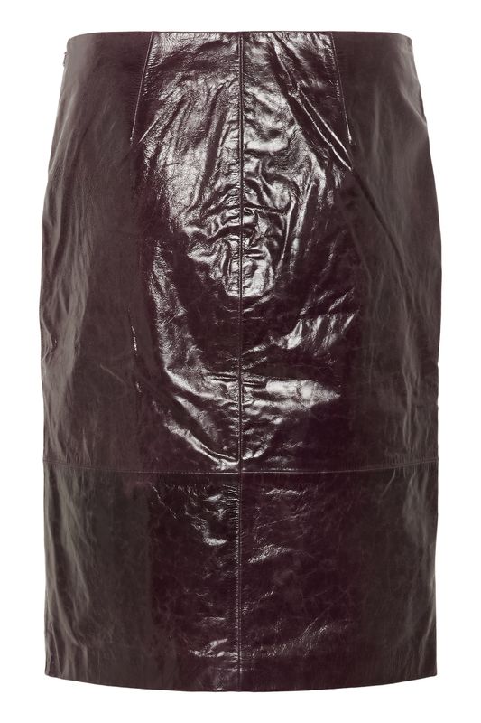Tasmin Leather Skirt - Winetasting