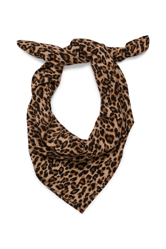XaniaSZ Scarf - Black Reg Leopard
