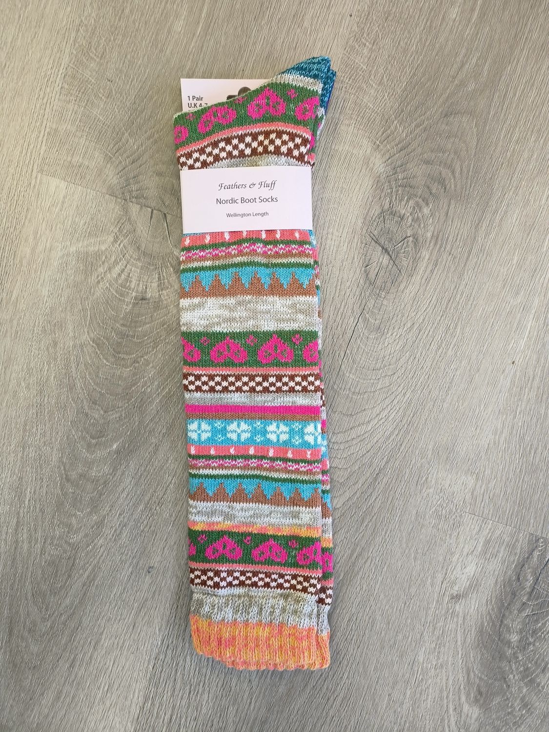 Nordic Boot Socks - Forest Mix