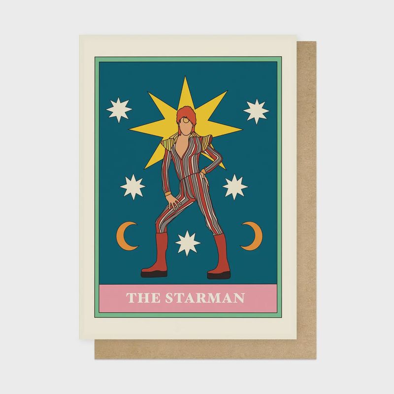 Greetings Card - Starman
