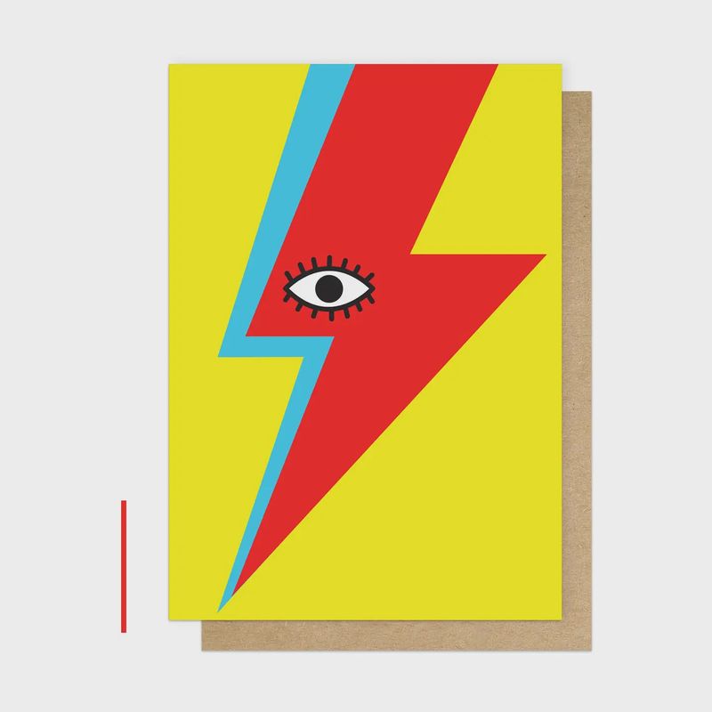 Greetings Card - Bowie