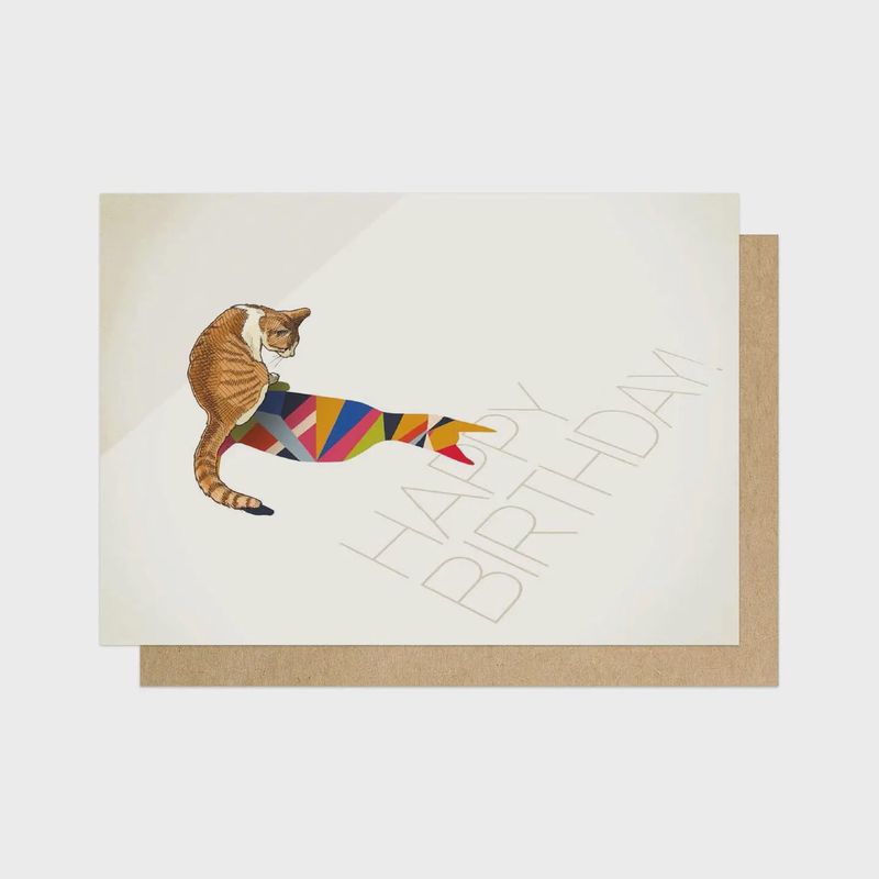 Birthday Card - Cat