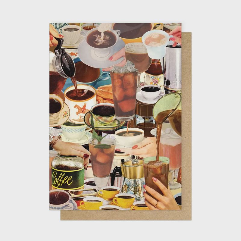 Greetings Card - Coffee