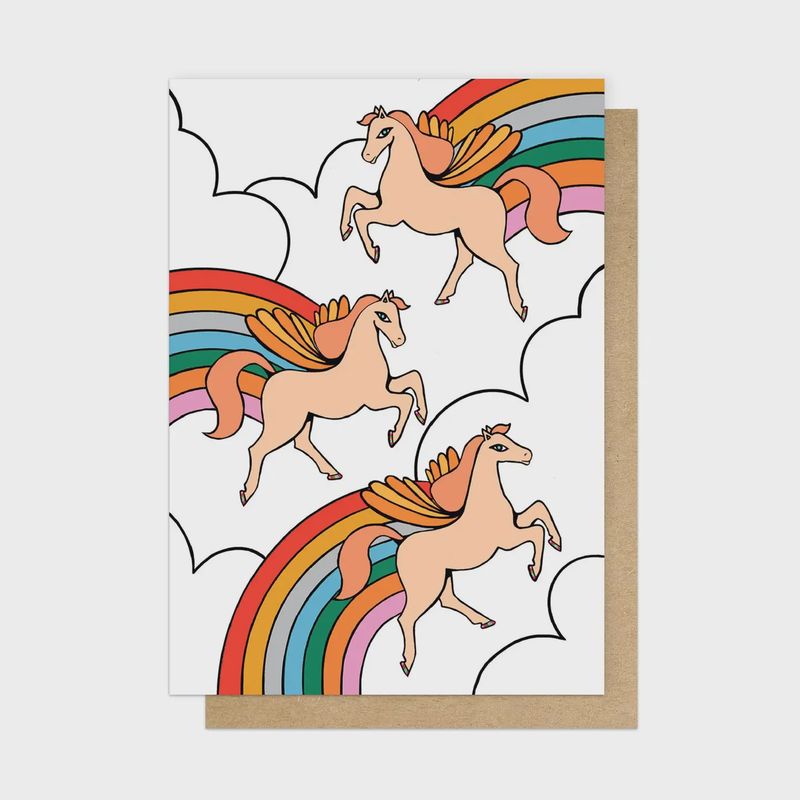 Birthday Card - Pegasus