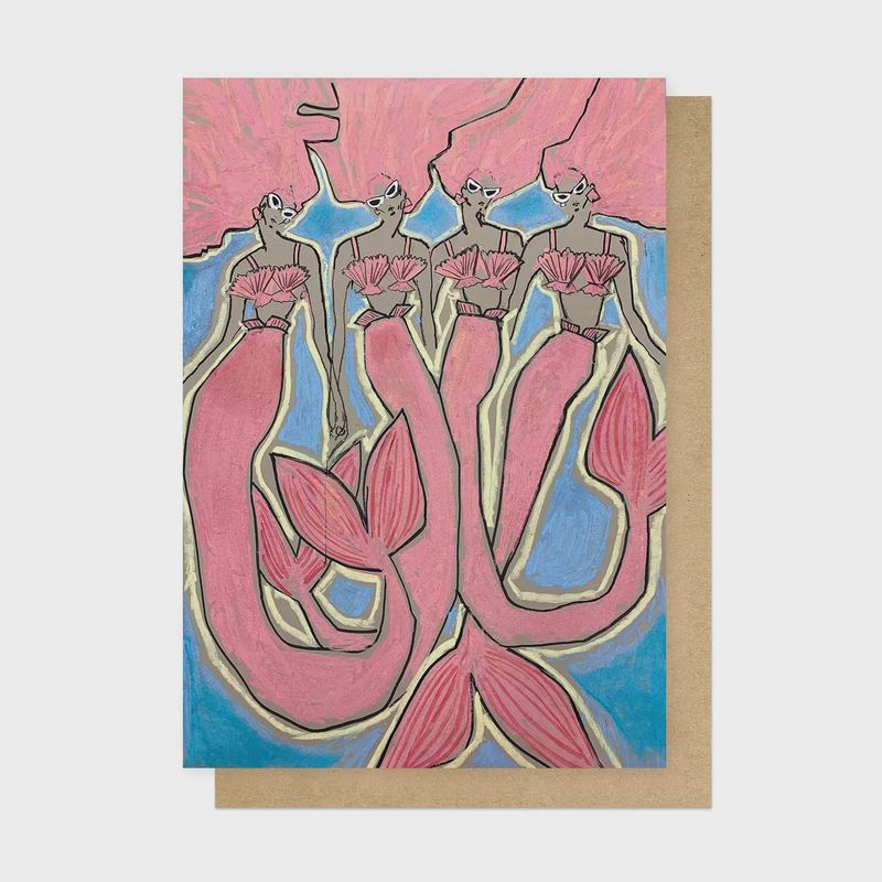 Greetings Card - Mermaids