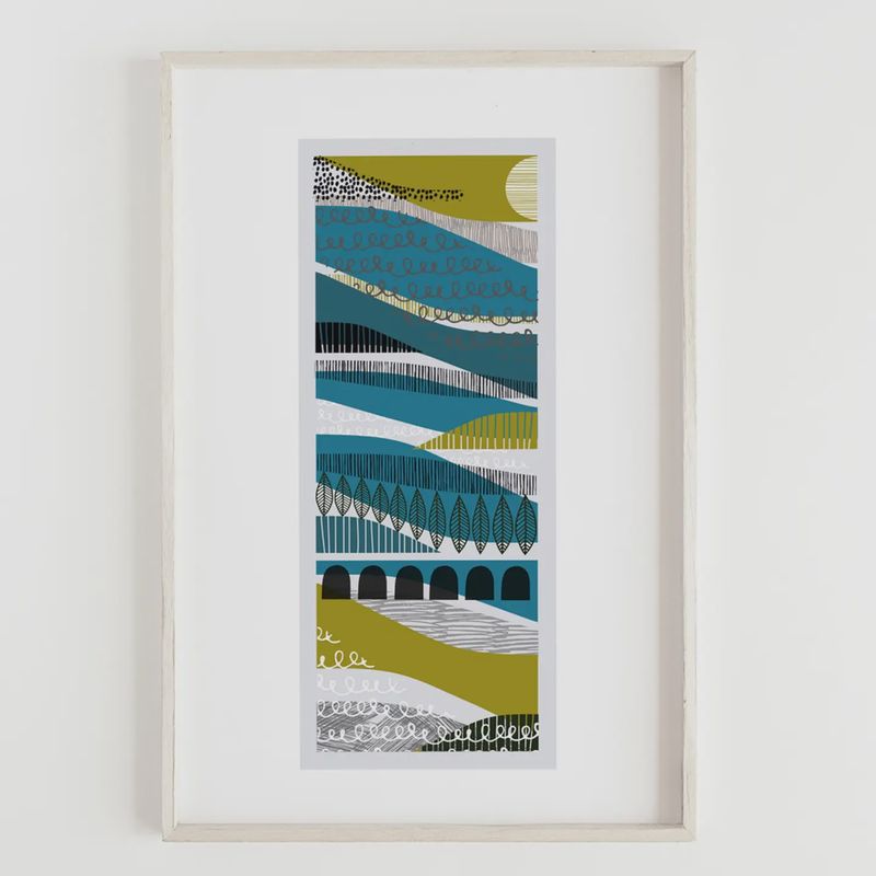 Rivers Run Art Print - A4