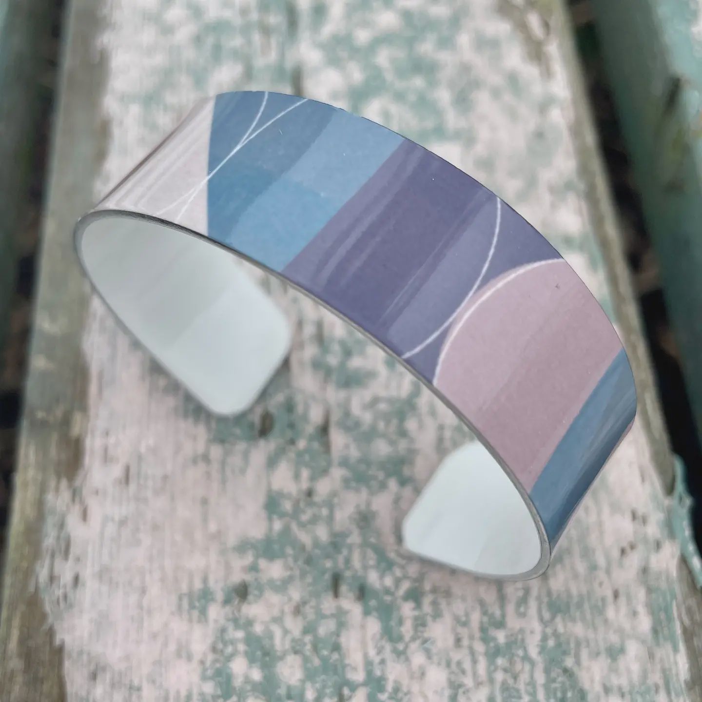 Narrow Cuff Bracelet - Glacier No.1
