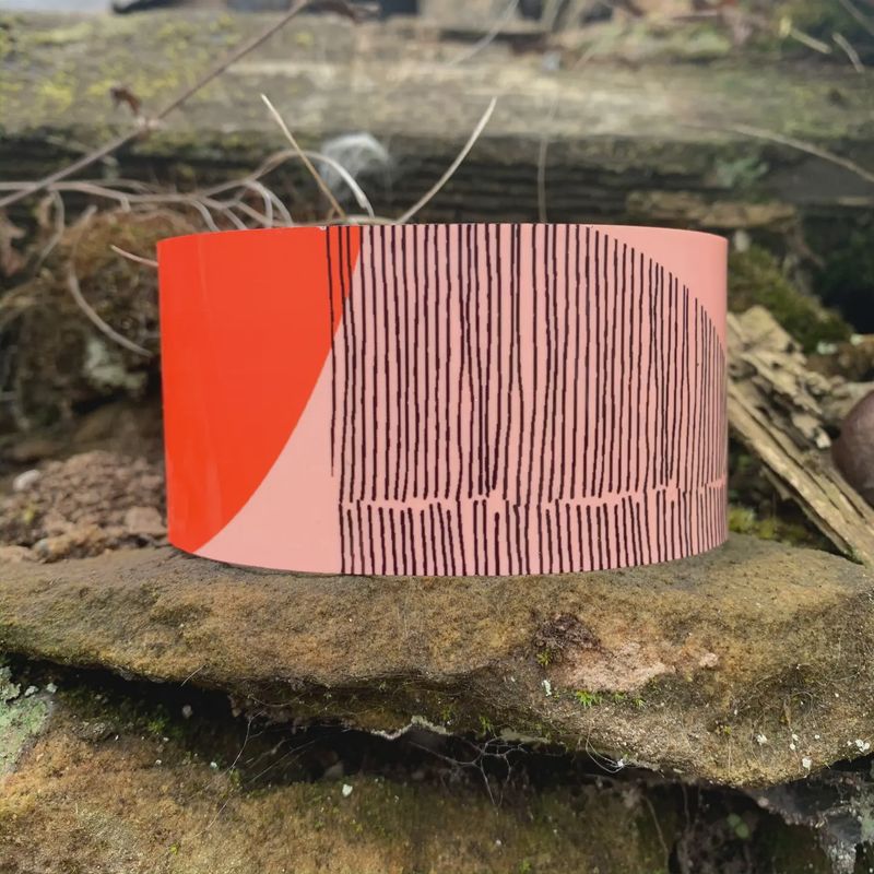 Wide Cuff Bracelet - Tulip