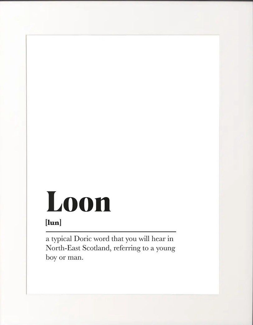 Loon A5 Print - Monochrome