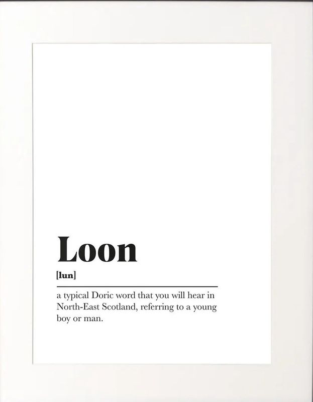 Loon A5 Print - Monochrome