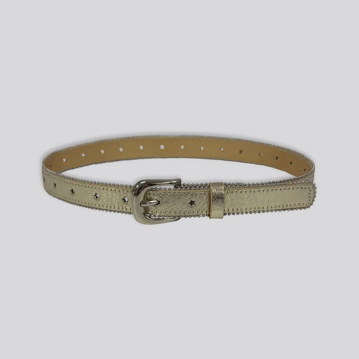 Skinny Star Belt - Gold
