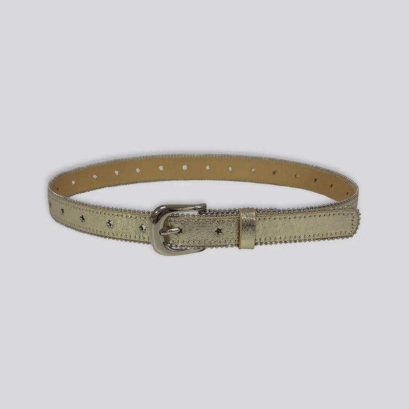 Skinny Star Belt - Gold