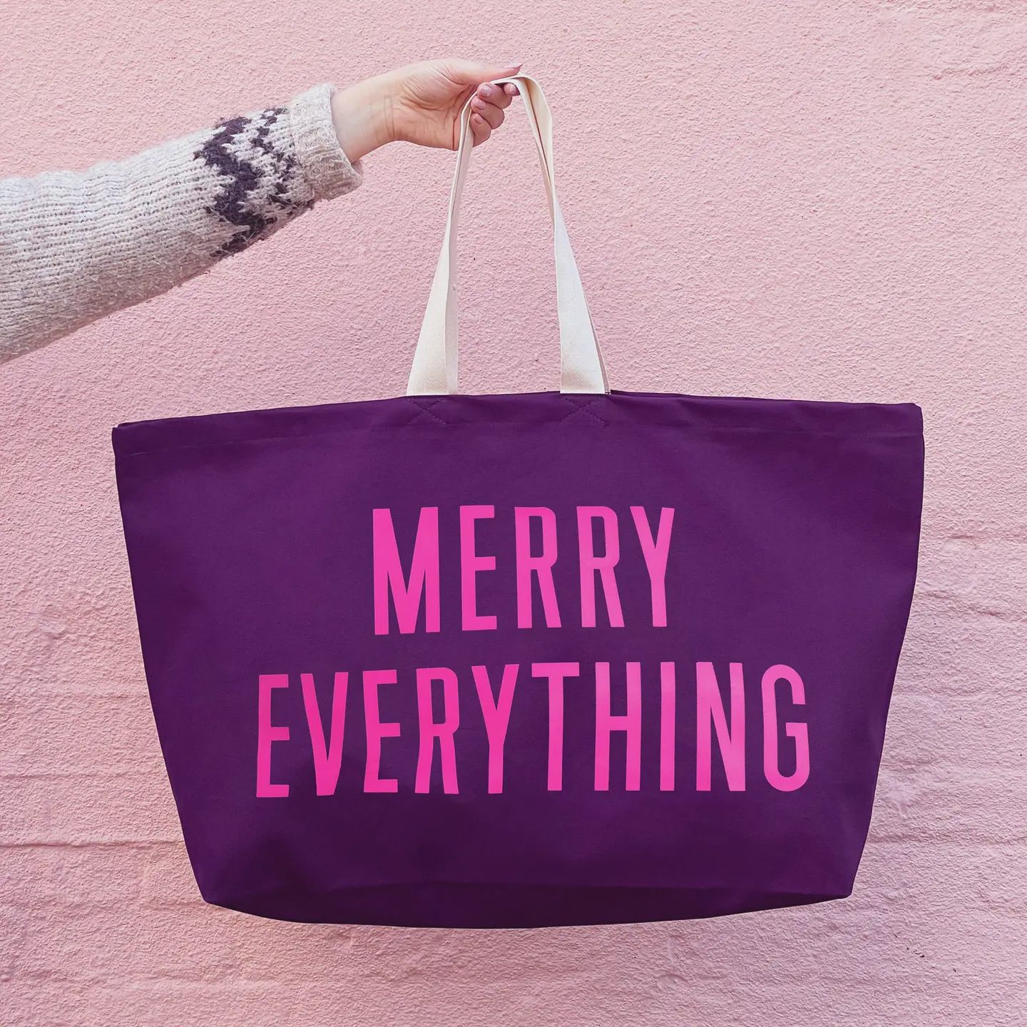 Really Big Bag - Merry Everything - Plum