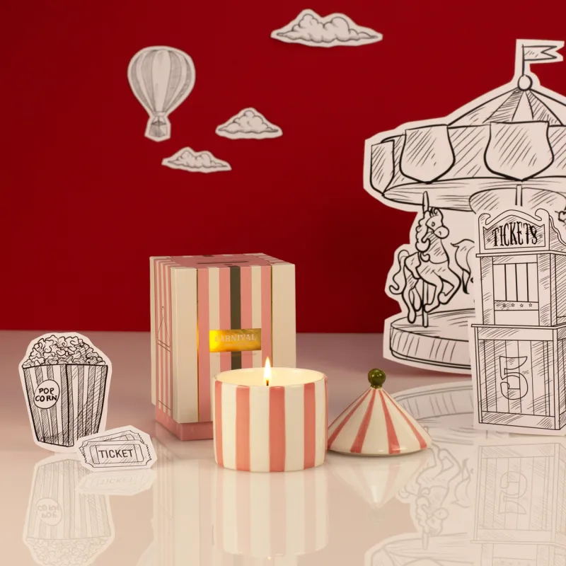 Carnival Illusionist Pink Candle - Fig &amp; Neroli