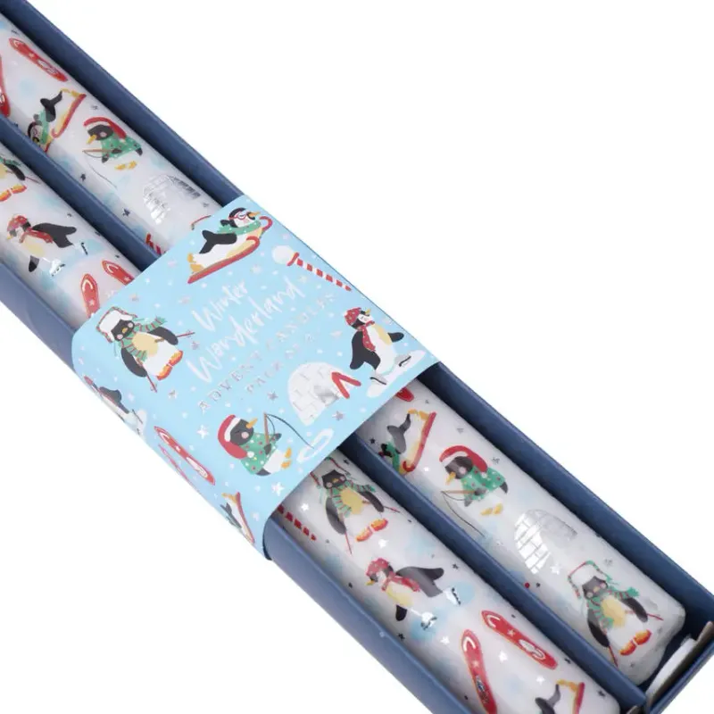 Advent Candle 2Pk -Christmas Winter Wonderland