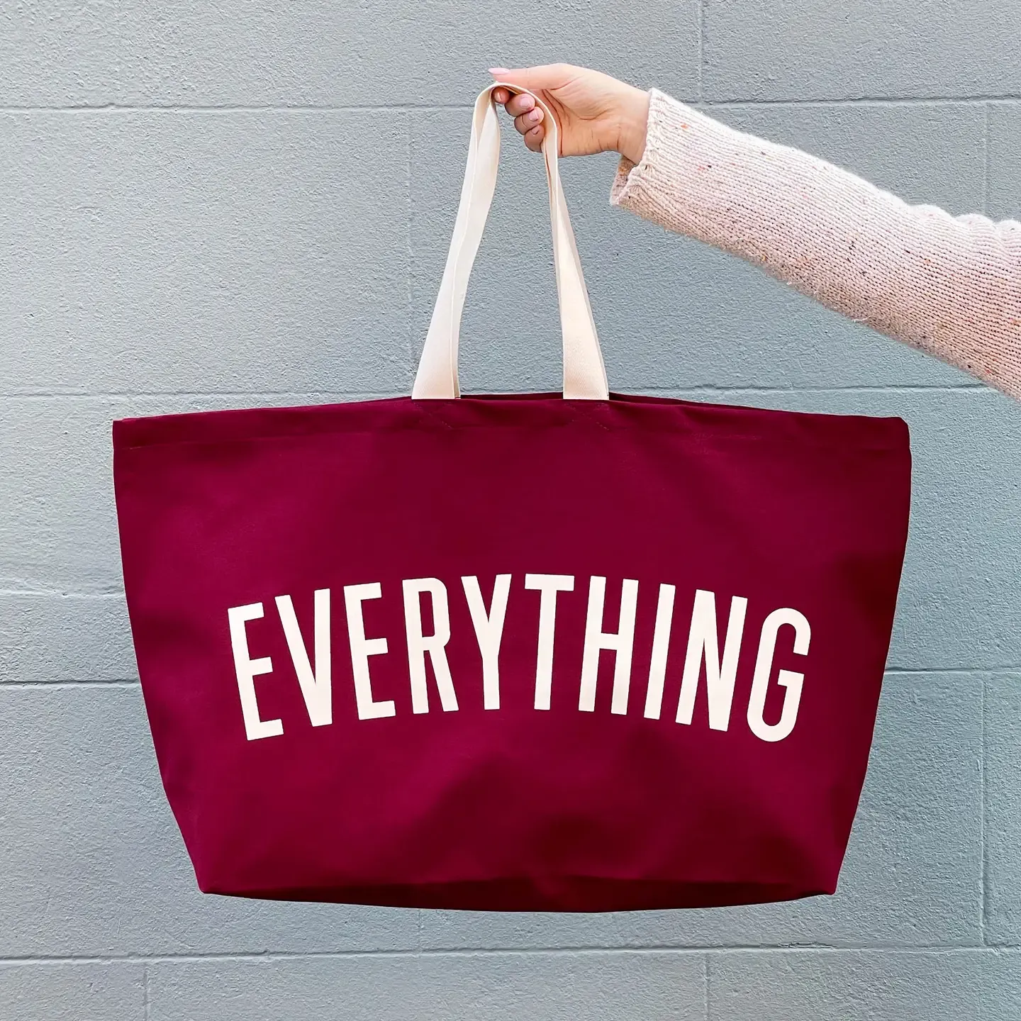 Really Big Bag - Everything - Burgundy