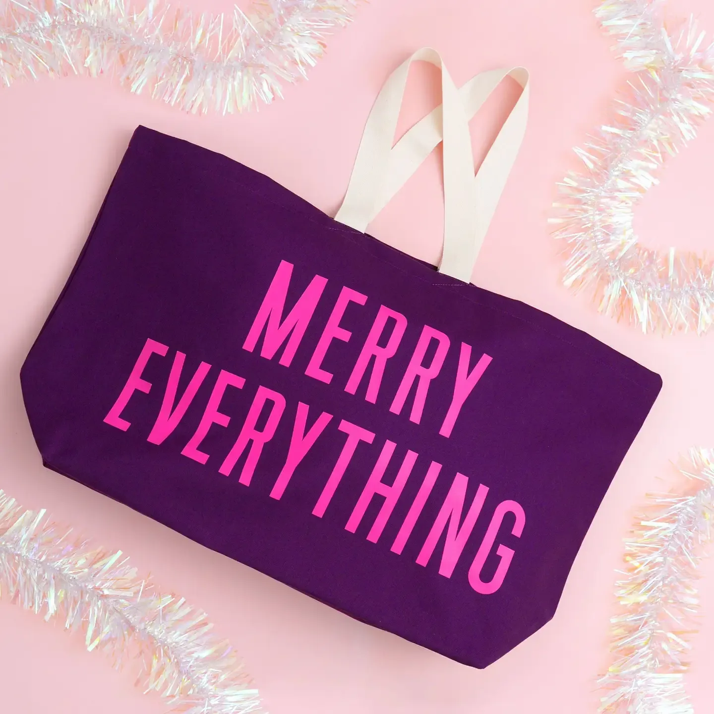 Really Big Bag - Merry Everything - Plum