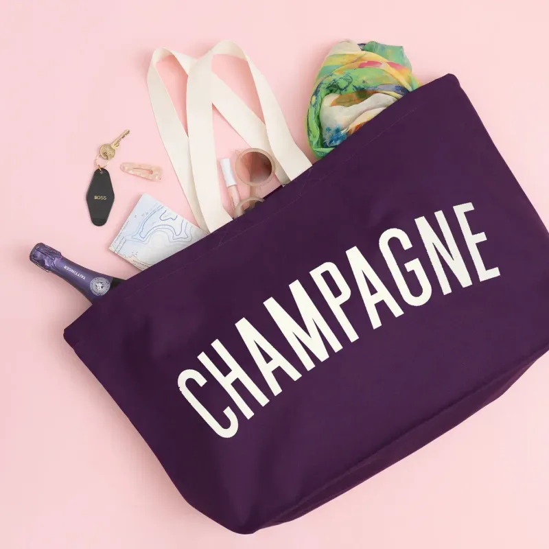 Really Big Bag - Champagne - Plum