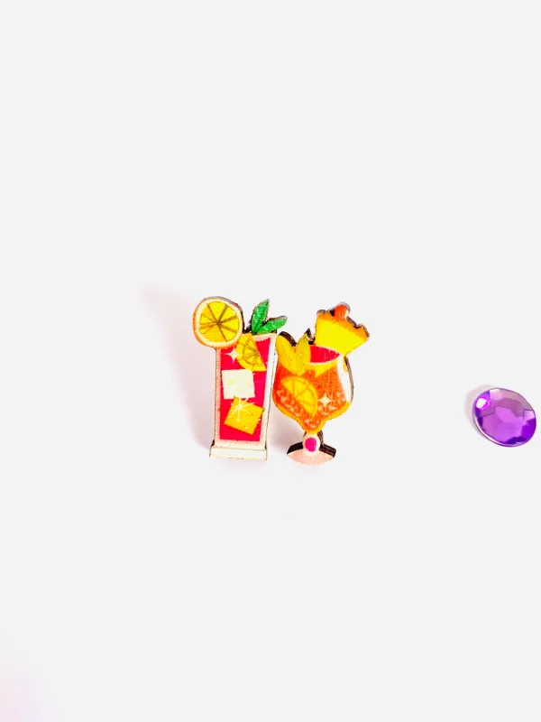 Cocktail Stud Earrings