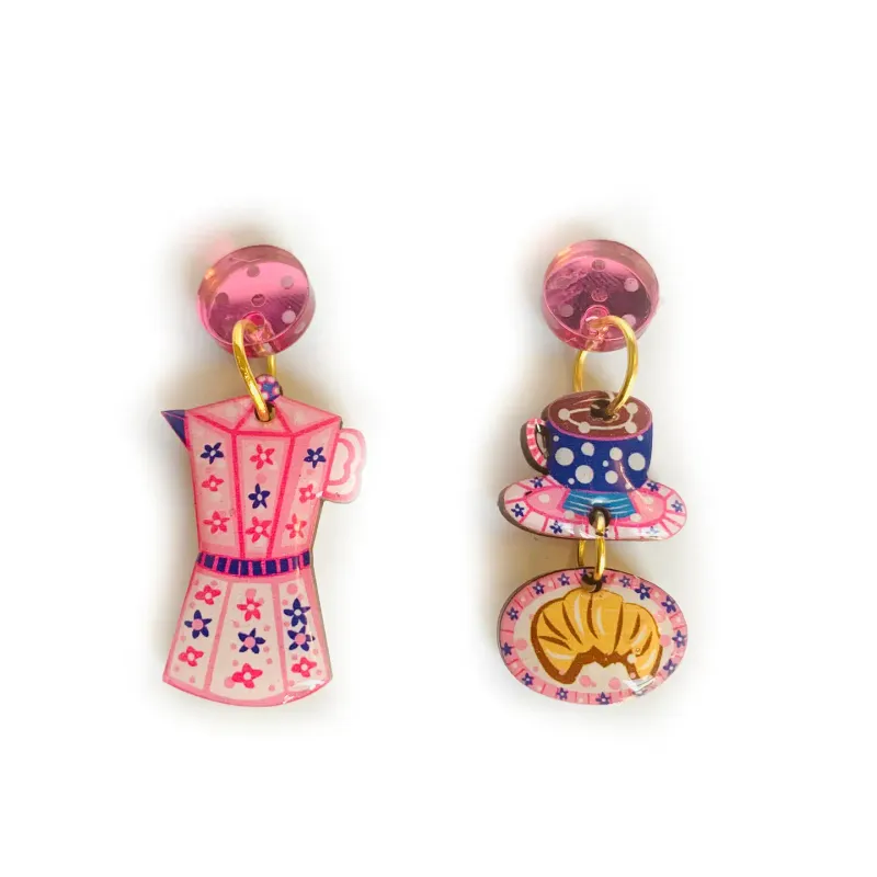 Morning Coffee Earrings