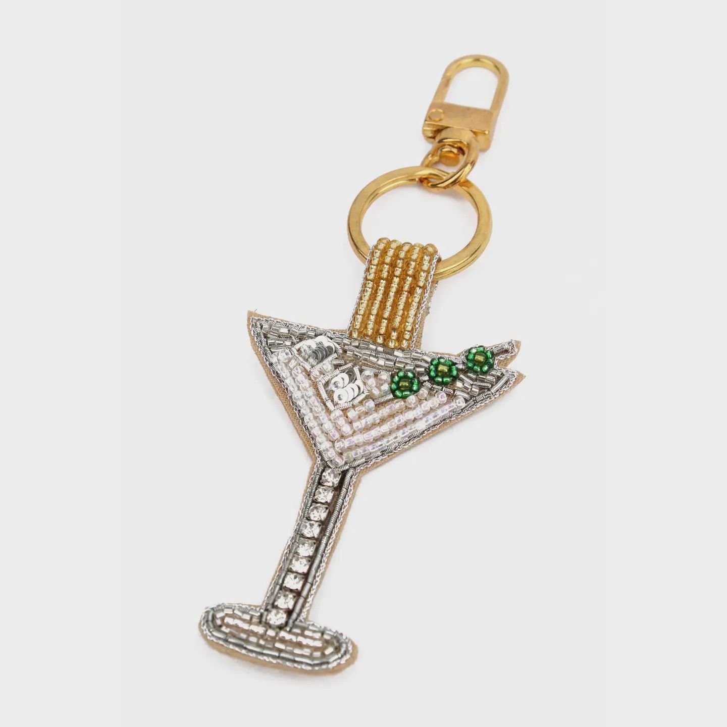 Martini Cocktail Keyring/Bag Charm