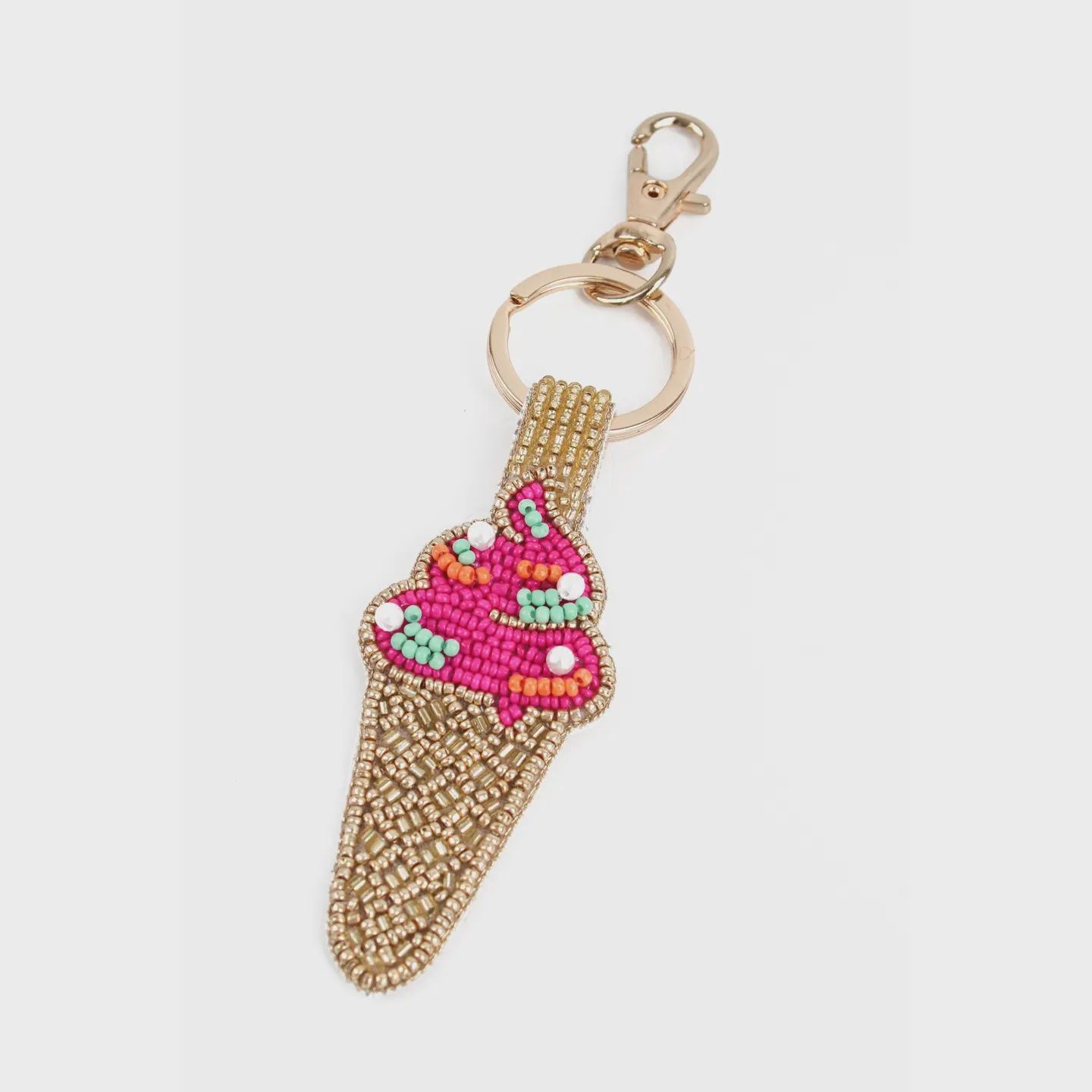 Tutti Fruity Ice Cream Keyring/Bag Charm