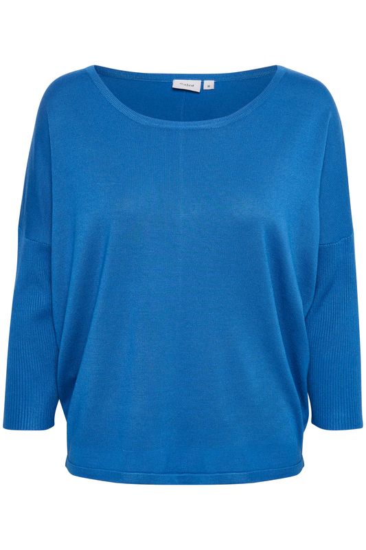 Mila Round Neck Pullover - Campanula