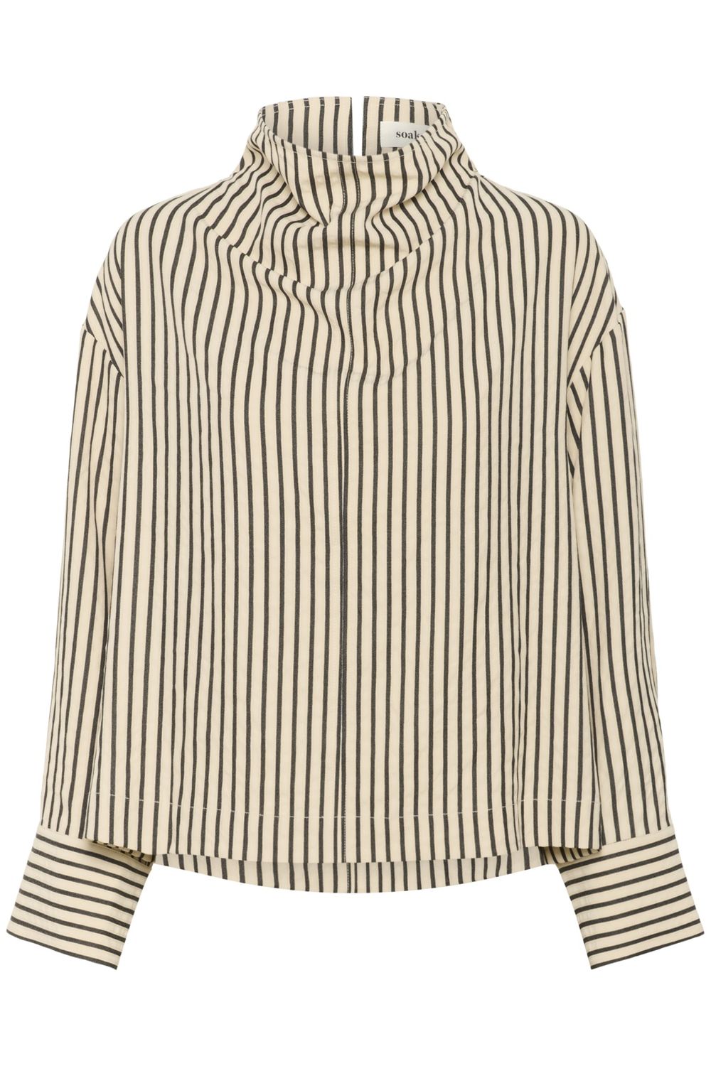 Orlena Blouse - Cream &amp; Black Stripe