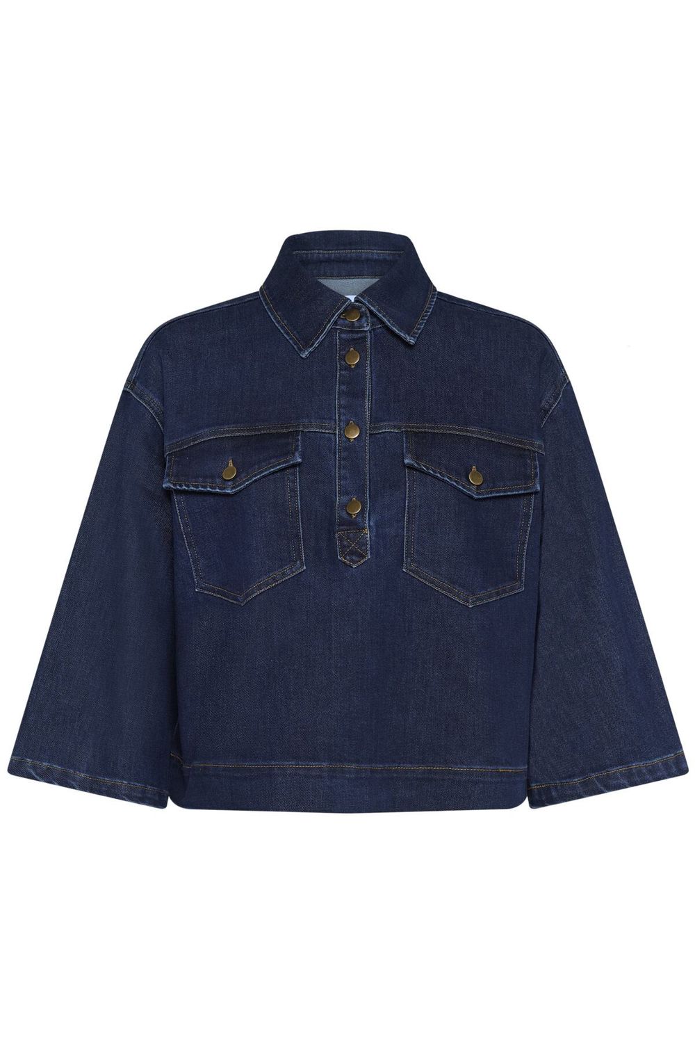Loesa Denim Shirt - Dark Blue Denim