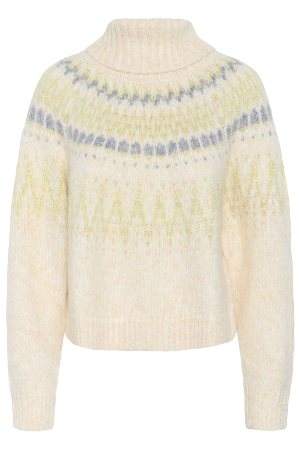 Megna Rollneck Pullover - Ice Melange