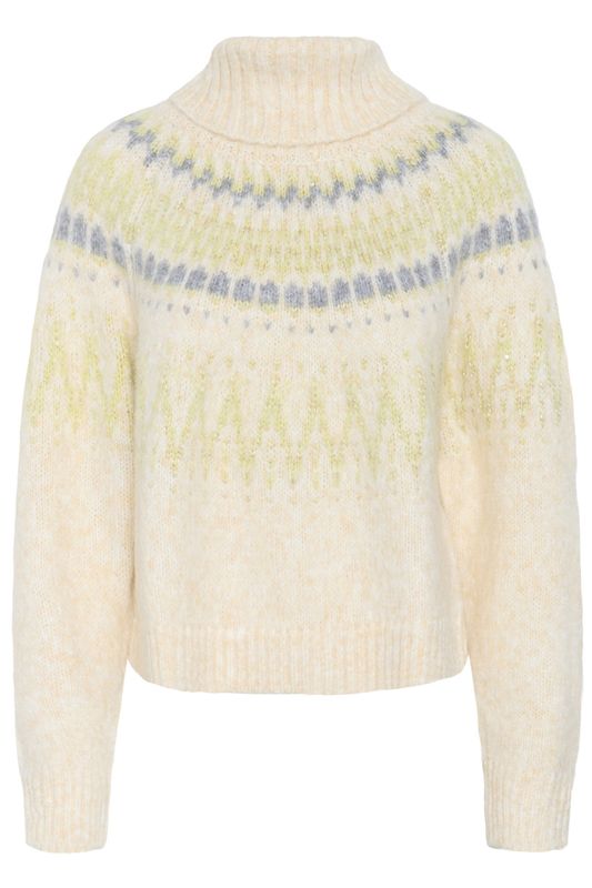 Megna Rollneck Pullover - Ice Melange
