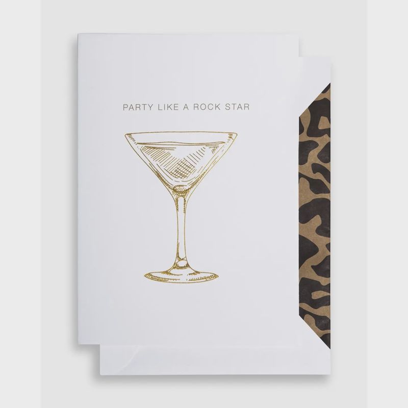 Birthday Card - Party Like A Rock Star