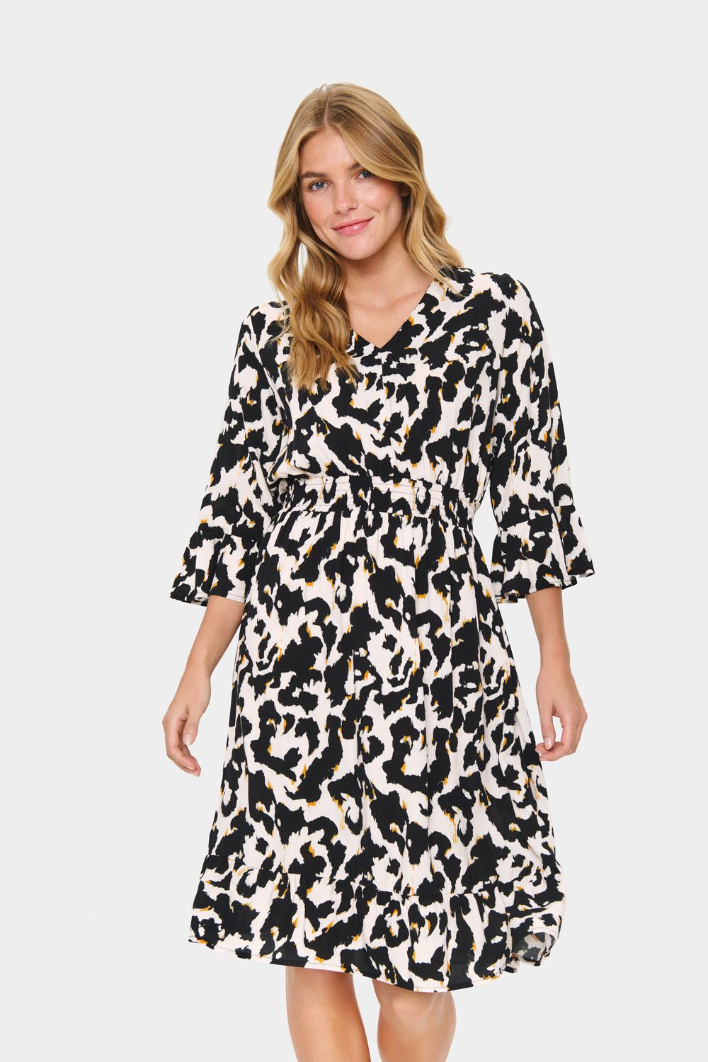 Marca Long Dress - Orchid Painted Leopard