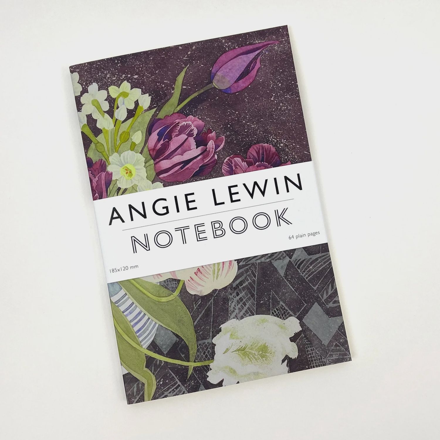 Angie Lewin Notebook - Sandler Mug w Tulips &amp; Narcissi