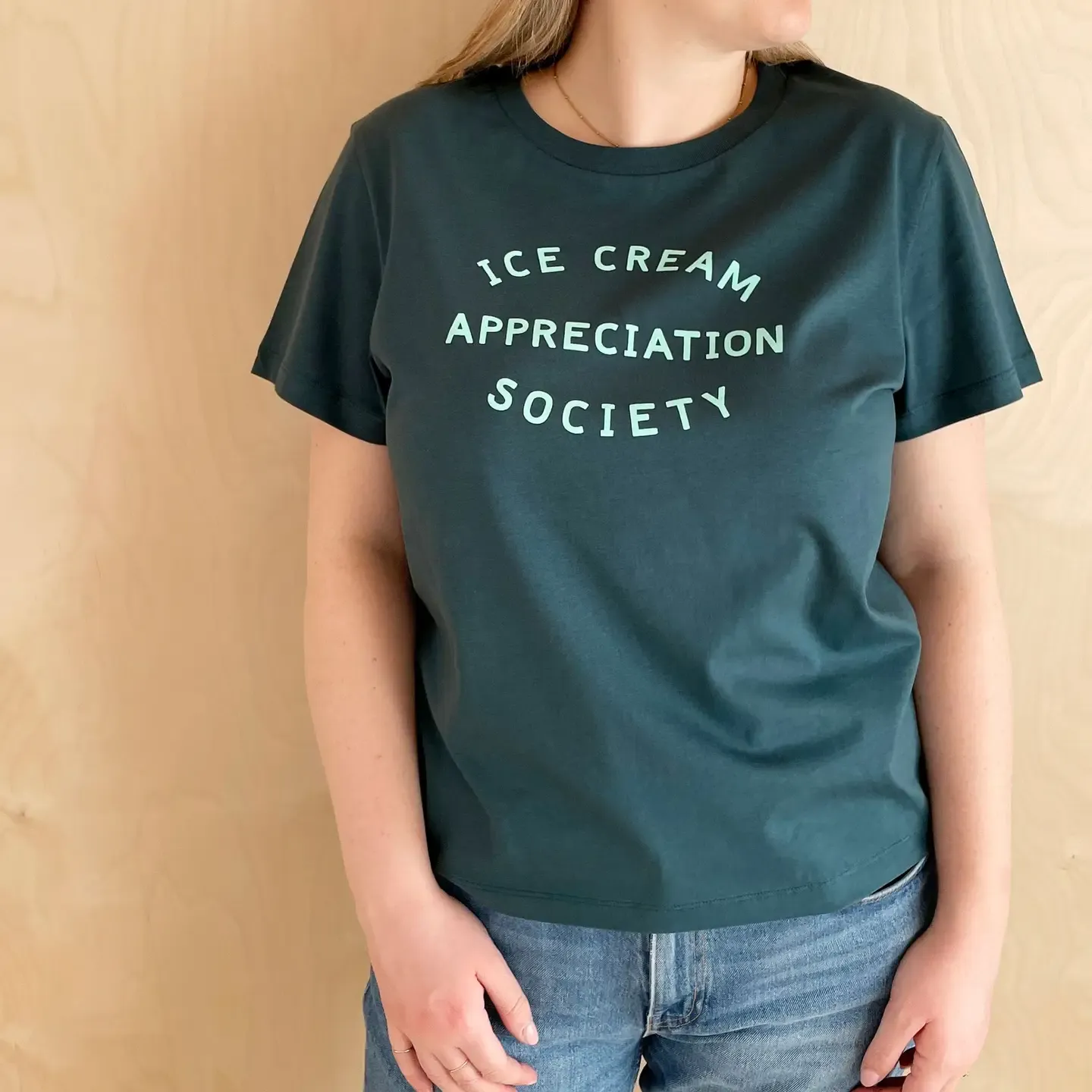 Ice Cream Appreciation Society Women's TShirt - Deep Teal