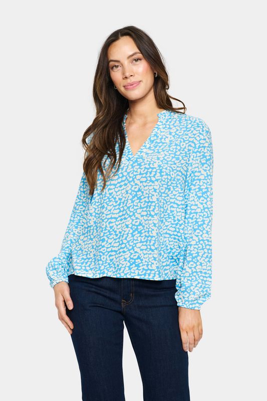 Eda Blouse - Ethereal Blue Leomania