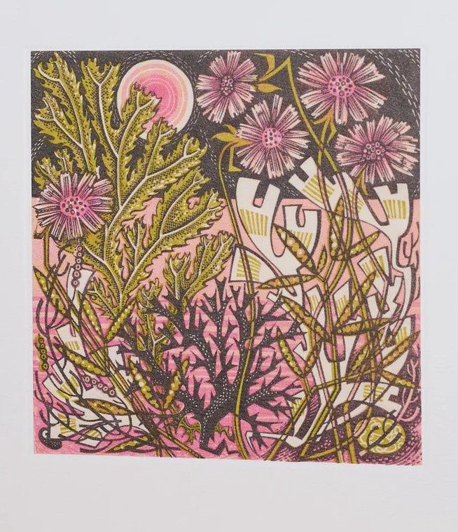 Greeting Card - Sea Pinks