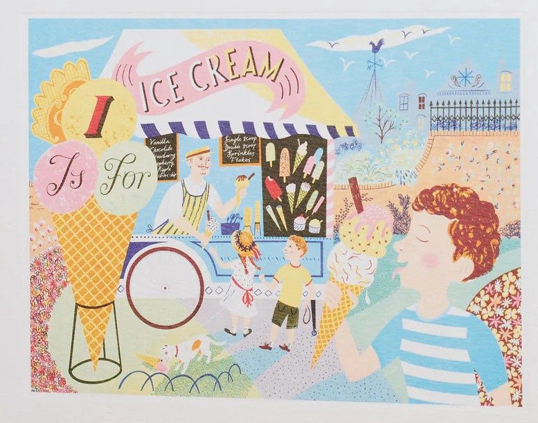 Greeting Card - I for Ice Cream