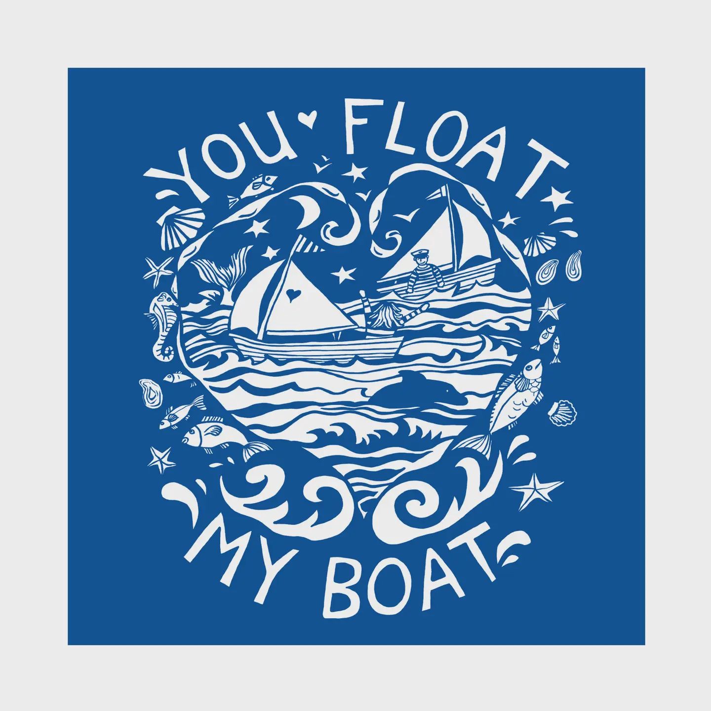 Greeting card - You Float My Boat