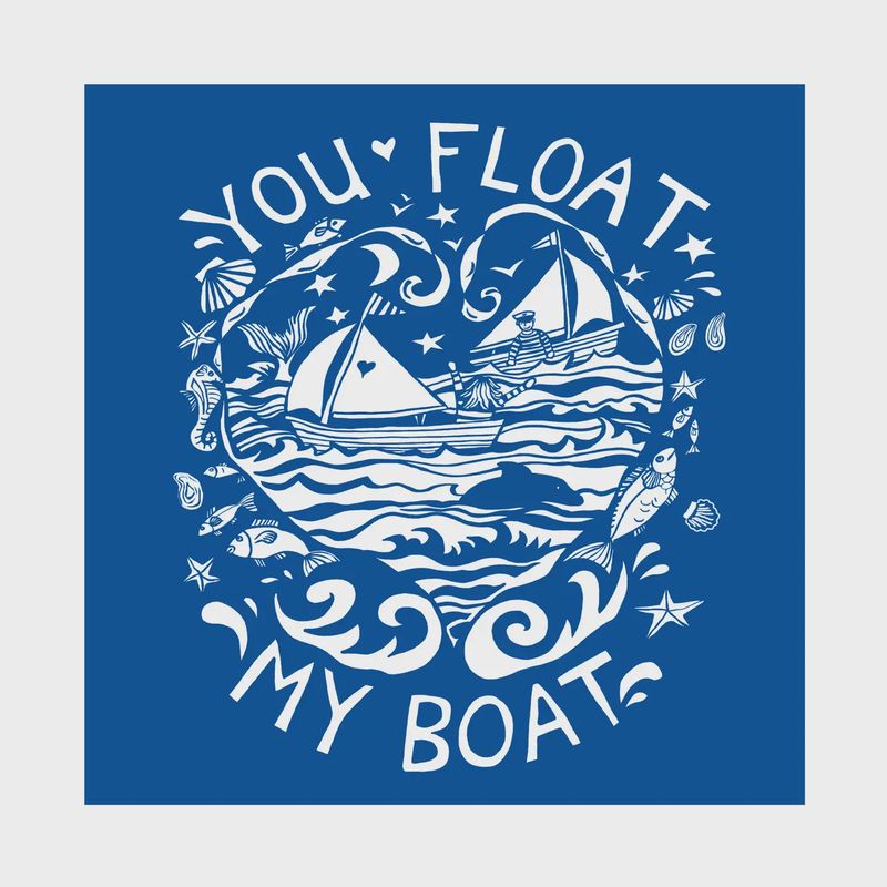 Greeting card - You Float My Boat