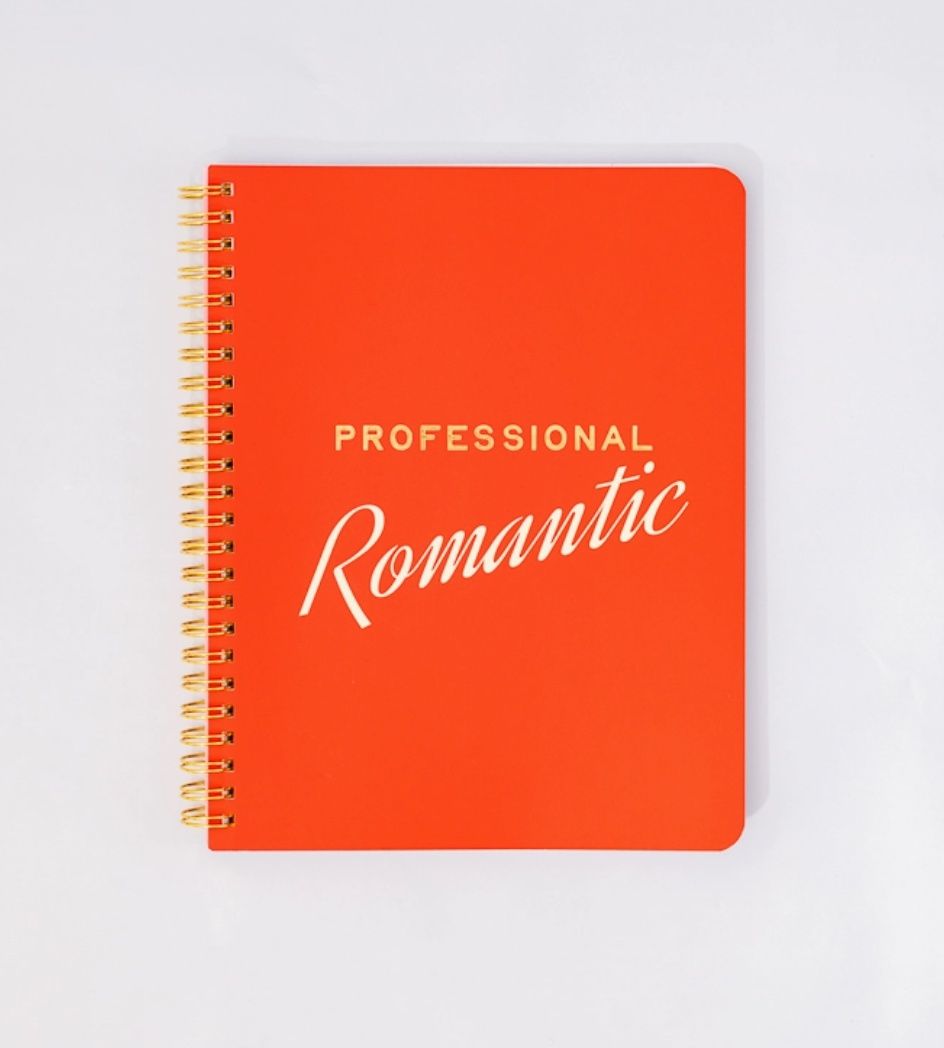 Professional Romantic Notebook